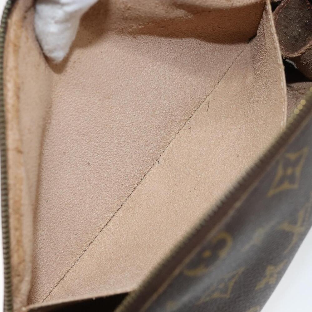LOUIS VUITTON Monogram Trousse Demi Ronde Cosmetic Pouch M47520 LV Auth BA6539 - Picture 11 of 16